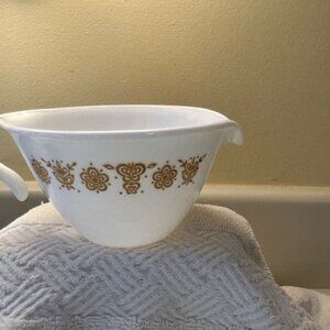 Vintage Corelle Butterfly Gold Creamer with Hook Handle